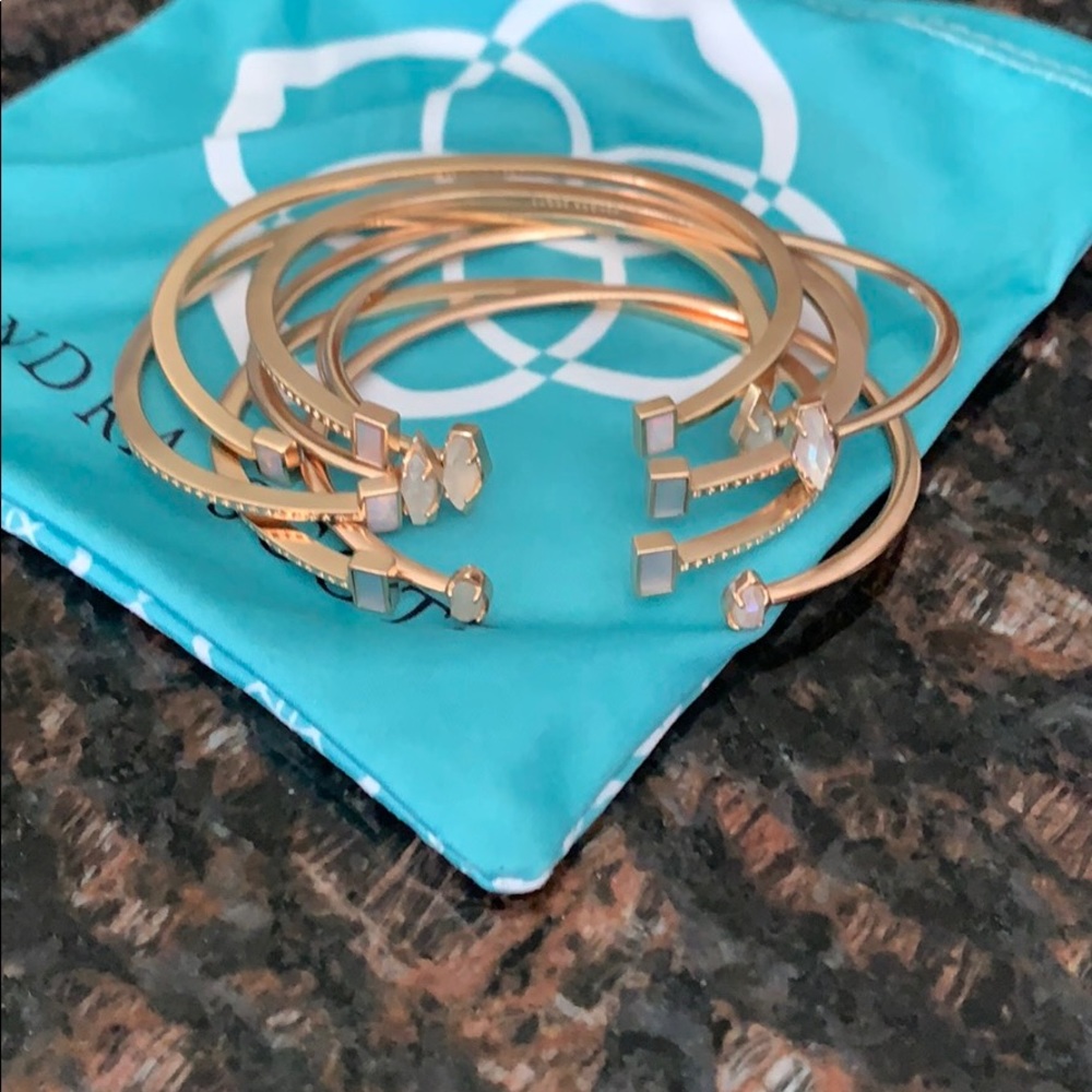 Kendra Scott Rose Gold Kinsley Bracelet Set